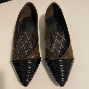 Louis Vuitton monogram flats
